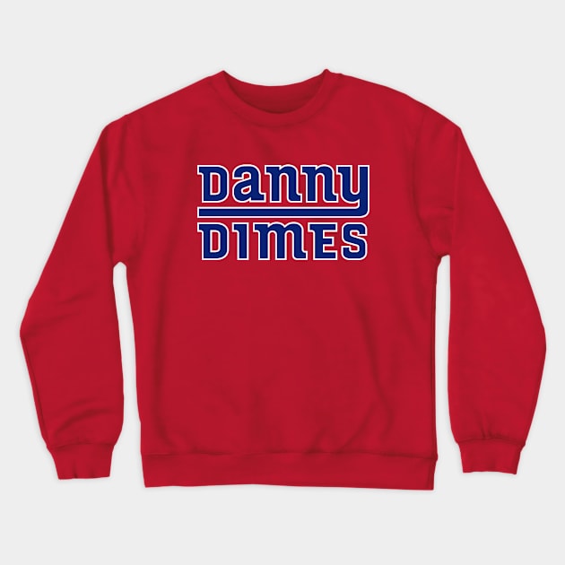 Danny Dimes - Red Crewneck Sweatshirt by KFig21